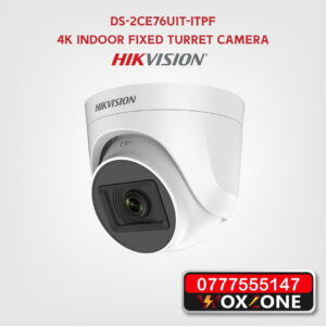 DS-2CE76U1T-ITPF Hikvision 4K 8MP indoor camera in Sri Lanka