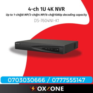 DS-7604NI-K1 Hikvision 4CH 4K NVR in Sri Lanka